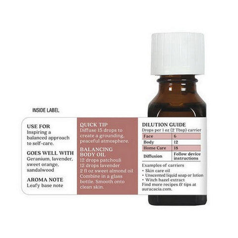 Aura Cacia, 100% Pure Essential Oil Patchouli, 0.5 Oz Aura Cacia