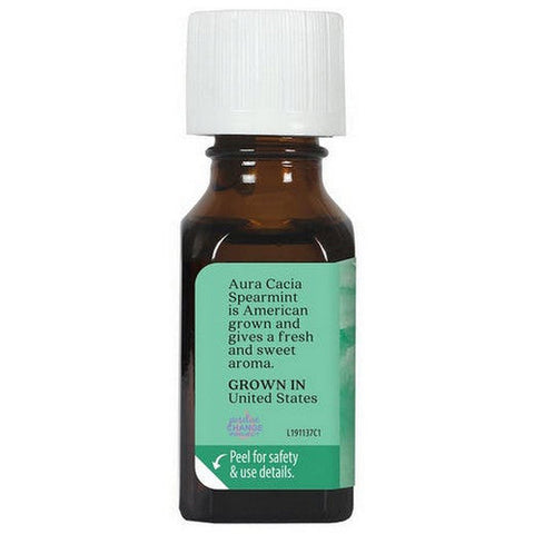 Aura Cacia, Essential Oil Spearmint, (mentha spicata) 0.5 Fl Oz Aura Cacia