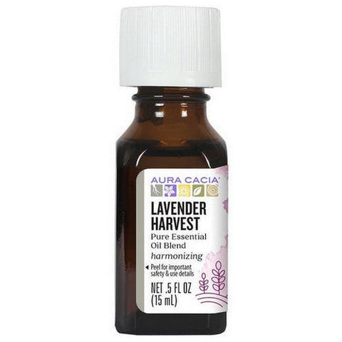 Aura Cacia, Aromatherapy Oil, Blend Harvest Lavender 0.5 Fl Oz Aura Cacia
