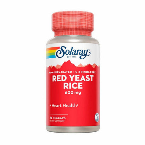 Solaray, Red Yeast Rice, 600 mg, 45 Veg Caps Solaray