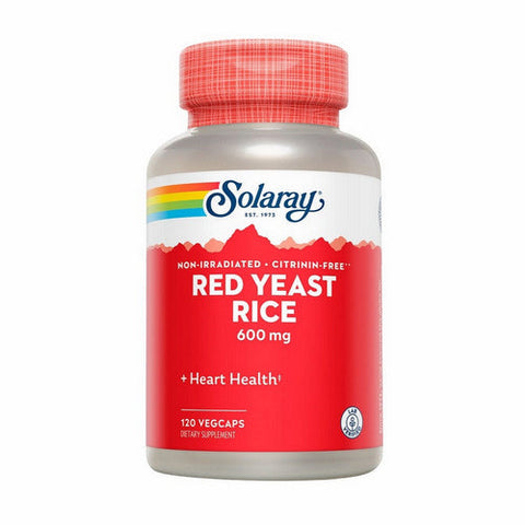 Solaray, Red Yeast Rice, 600 mg, 120 Veg Caps Solaray