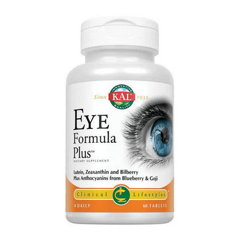 Kal, Eye Formula Plus, 60 Tabs Kal