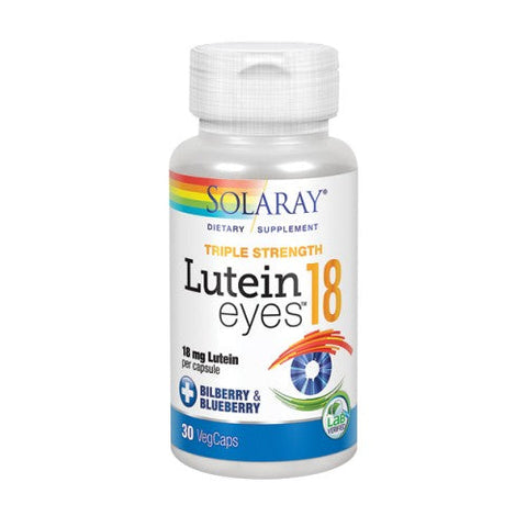 Solaray, Lutein Eyes, 18 mg, 30 Veg caps Solaray