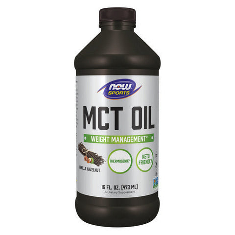 Now Foods, MCT Oil, Vanilla Hazalnut 16 Oz Now Foods