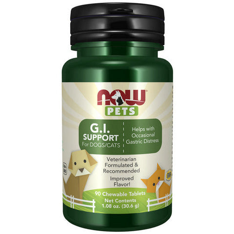 Now Foods, Pets GI Support (Probiotic), 90 Lozenges Now Foods