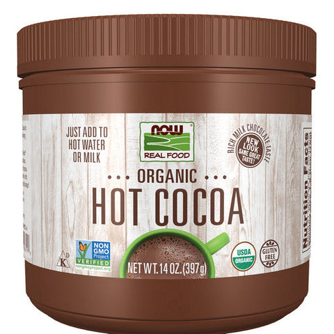 Now Foods, Organic Hot Cocoa, 14 Oz Now Foods