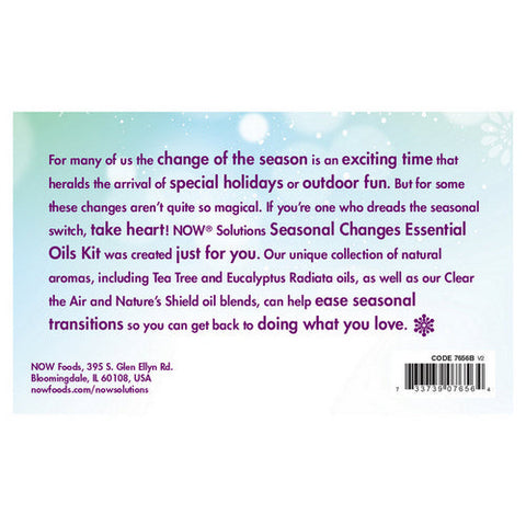 Now Foods, Seasonal Changes Balancing Essential Oil, 1 Kit Now Foods