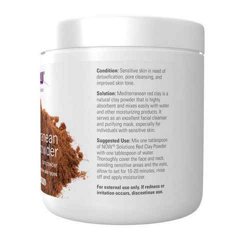 Now Foods, Moroccan Red Clay Powder, 14 Oz Now Foods