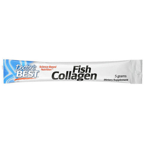 Doctors Best, Fish Collagen With Naticol, 5 g, 30 Powder Stick Packs Doctors Best