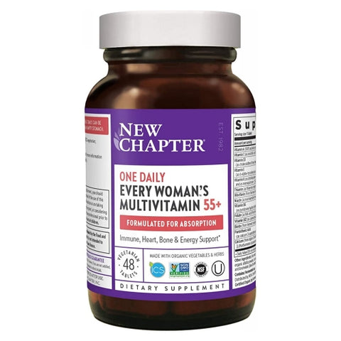 New Chapter, Every Woman's One Daily 55 Plus Multivitamin, 24 Veg Tabs New Chapter