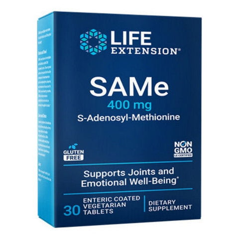 Life Extension, SAMe S-Adenosyl-Methionine, 400 mg, 30 Tabs Life Extension