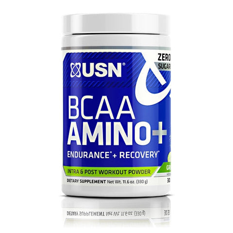 USN, Bcaa Aminos Plus, Green Apple 30 Servings USN
