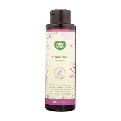 Eco Love, 100% Vegan Shower Gel, 17.6 Oz Eco Love