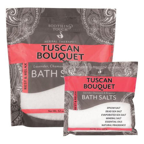 Soothing Touch, Bath Salts, Tuscan Bouquet 32 Oz Soothing Touch