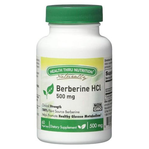 Health Thru Nutrition, Berberine, 500 mg, 60 Veg  Caps Health Thru Nutrition