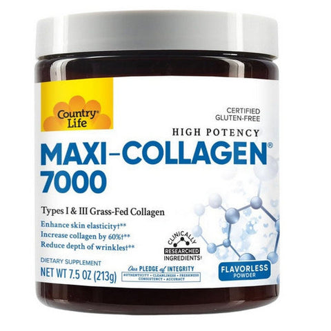 Country Life, Maxi Collagen C & A + Biotin, 7.5 Oz Country Life