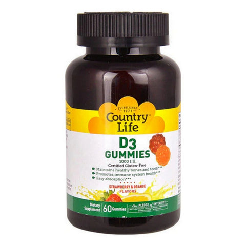 Country Life, D3 Gummies, 60 Count Country Life