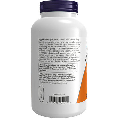 Now Foods, L-Lysine, 1000 mg, 250 Tabs Now Foods