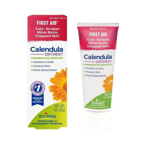 Boiron, Calendula Ointment First Aid Cuts Scrapes Minor Burns Chapped Skin, 1 Oz Boiron
