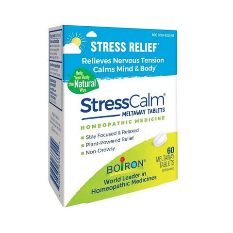 Boiron, StressCalm Tablets Stress Relief Reduces Nervous Tension Calms Mind And Body, 60 Tabs Boiron
