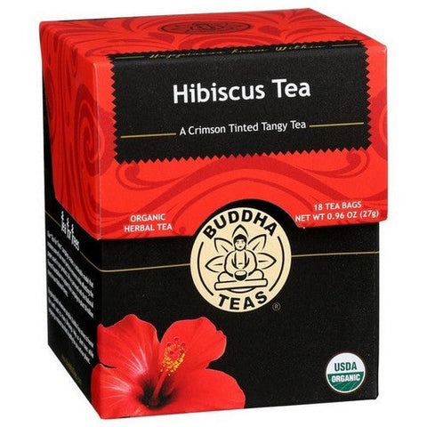 Buddha Teas, Organic Hibiscus Tea, 18 Bags Buddha Teas