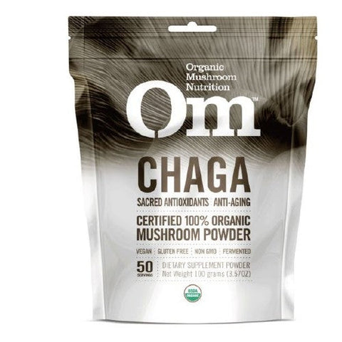 Om Mushrooms, Organic Om Chage, 3.57 Oz Om Mushrooms