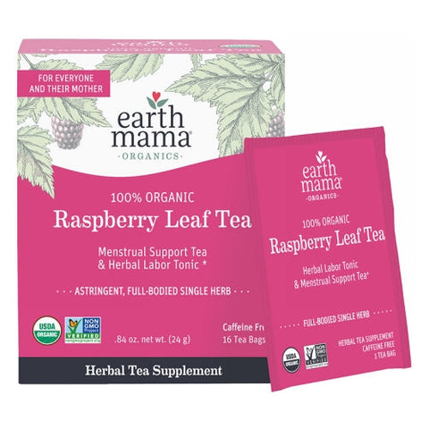 Earth Mama Angel Baby, Organic Tea Raspberry Leaf, 16 Count Earth Mama Angel Baby