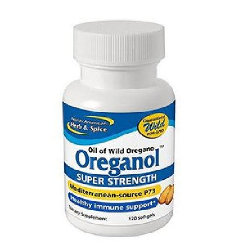 North American Herb & Spice, Oregano Oil Super Strength, 120 Count North American Herb & Spice
