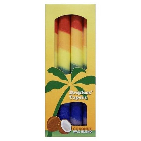 Aloha Bay, Candles Taper Coconut Rainbow, 1 Count Aloha Bay
