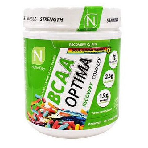 Nutrakey, BCAA Optima, Sour Gummy 30 Servings Nutrakey