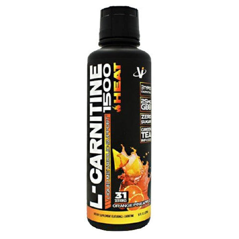 VMI, L-Carn Heat 1500, Orange Pineapple 16 Oz VMI