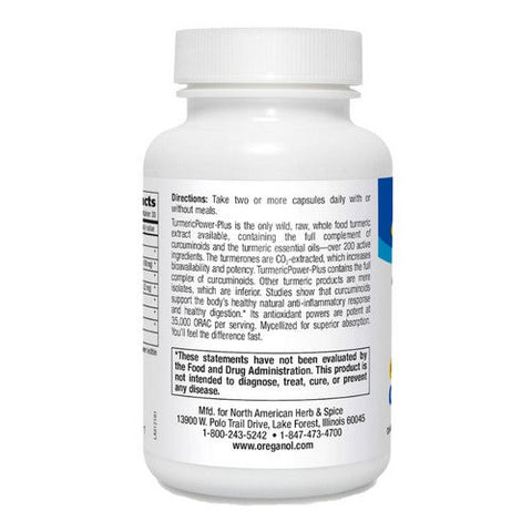 North American Herb & Spice, Turmeric Power-Plus, 60 Softgels North American Herb & Spice