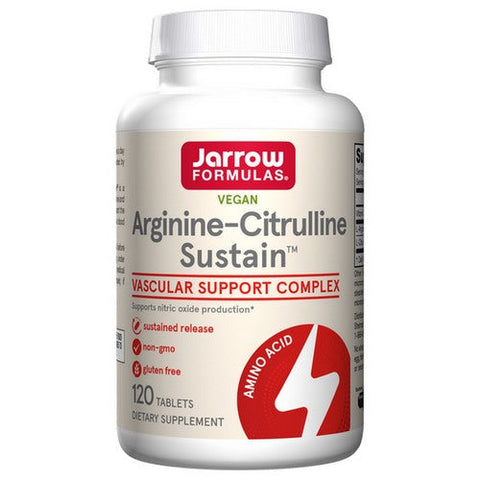 Jarrow Formulas, Arginine-Citrulline Sustain, 120 Tabs Jarrow Formulas