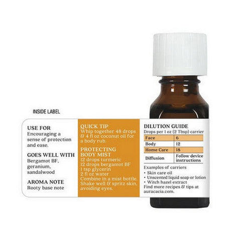 Aura Cacia, Essential Oil Tumeric Extract, 0.5 Oz Aura Cacia