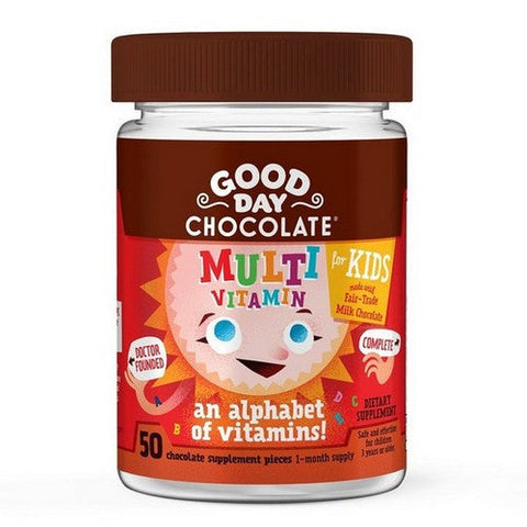 Good Day Chocolate, Multivitamin for Kids, 50 Count Good Day Chocolate