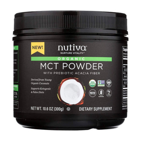 Nutiva, MCT Powder, 10.6 Oz Nutiva