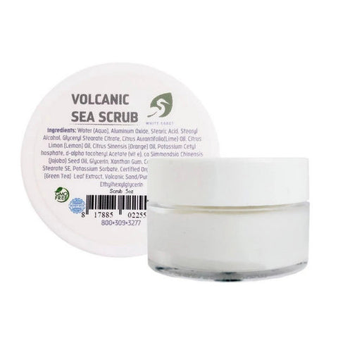 White Egret, Volcanic Sea Scrub, .5 Oz White Egret