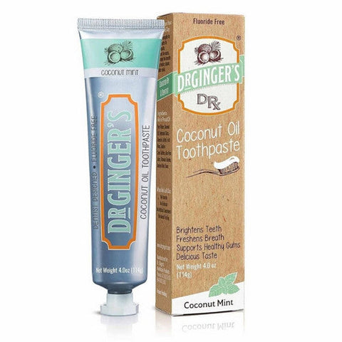 Dr.Ginger's, Coconut Oil Toothpaste, 4 Oz Dr.Ginger's