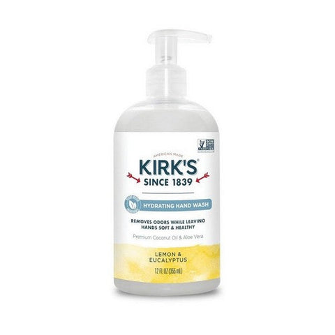 Kirk's Natural Products, Odor Neutralizing Hand Wash Lemon And Eucalyptus, Lemon & Eucalyptus 12 Oz Kirk's Natural Products