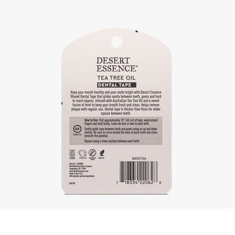 Desert Essence, Tea Tree Oil Dental Tape, 30 Yds Desert Essence
