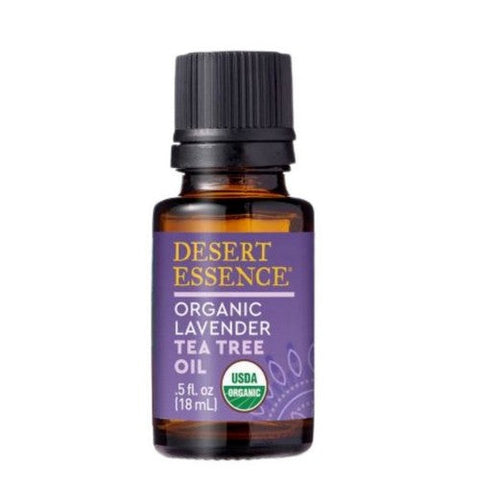 Desert Essence, Organic Lavender Tea Tree Oil, 0.6 Oz Desert Essence