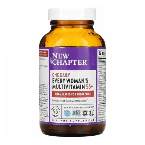 New Chapter, Every Woman's One Daily 55 Plus Multivitamin, 96 Tabs New Chapter