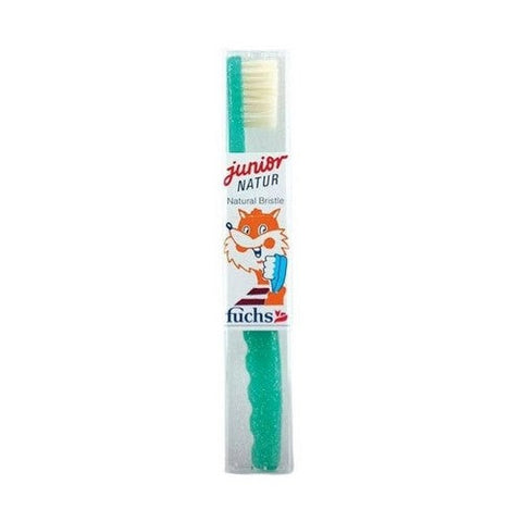 Fuchs Child/ Adult Toothbrushes, Junior Natural Bristle Toothbrush For Child Medium, Medium 1 EACH Fuchs Child/ Adult Toothbrushes