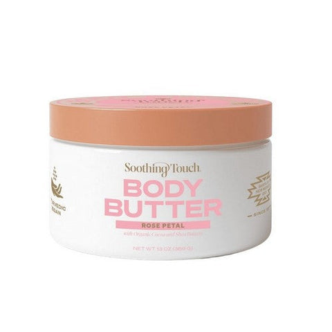 Soothing Touch, Ayurveda Body Butter With Organic Cocoa And Shea Butter Rose Petal, 13 Oz Soothing Touch