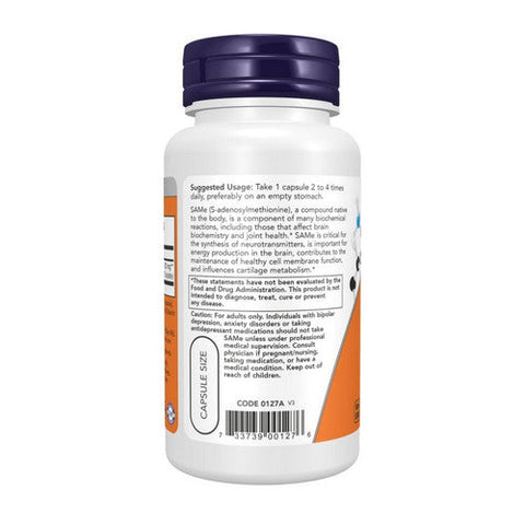 Now Foods, Sam-E, 200 mg, 60 Veg Caps Now Foods