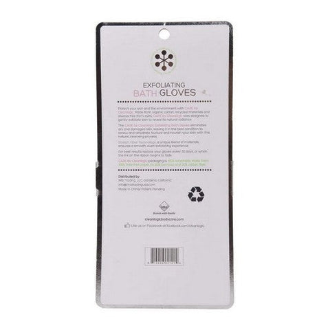 Cleanlogic, Exfoliating Bath Gloves, 2 Count Cleanlogic