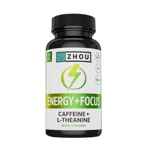 Zhou Nutrition, Energy Plus Focus, 60 Veg Caps Zhou Nutrition