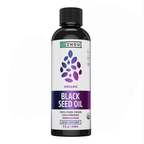 Zhou Nutrition, Organic Black Seed Oil Cold Pressed, 8 Oz Zhou Nutrition