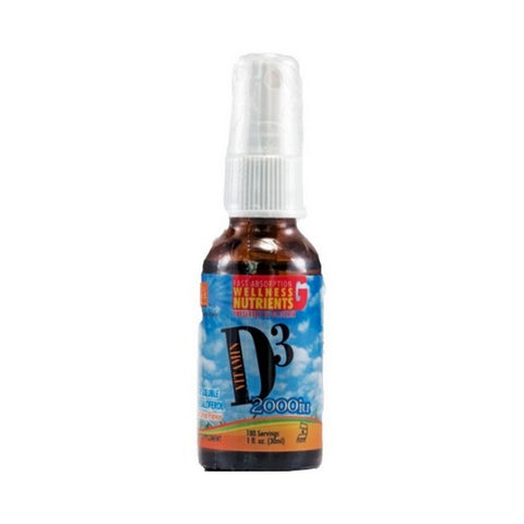 L. A .Naturals, D3 MCT Spray, 2,000 IU, 1 Oz L. A .Naturals