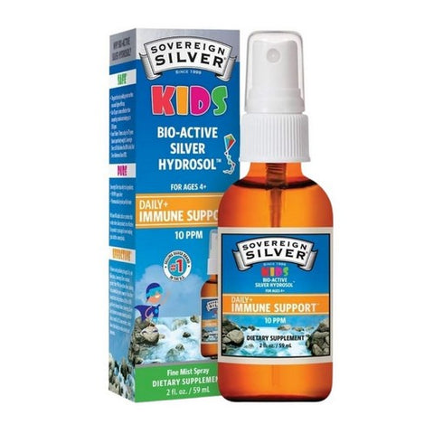 Sovereign Silver, Bio-Active Silver Hydrosol for Kids fine Mist Spray, 2 Oz Sovereign Silver